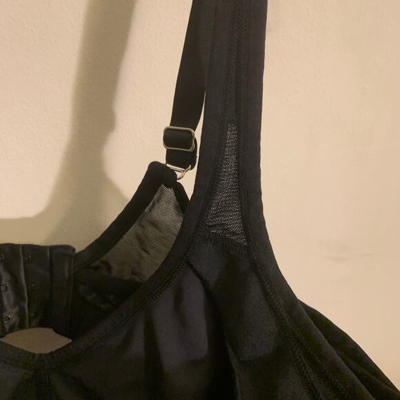 Breezies Smooth Radiance Unlined Wirefree Support Bra Black Womens 40C A301622 - Picture 10 of 14